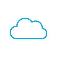 Cloud computing icon design template vector
