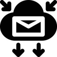 Cloud icon symbol image. Illustration of the hosting storage design vector