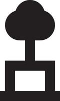 Cloud icon symbol image. Illustration of the hosting storage design vector