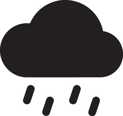 Cloud icon symbol image. Illustration of the hosting storage design