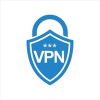 Virtual private network icon logo design template vector