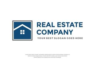 simple real estate logo design template. vector