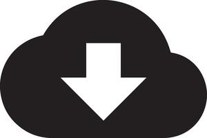 Cloud icon symbol image. Illustration of the hosting storage design vector