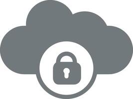 Cloud icon symbol image. Illustration of the hosting storage design vector