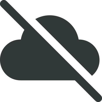 Cloud icon symbol image. Illustration of the hosting storage design vector