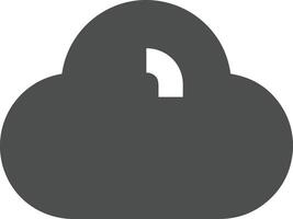 Cloud icon symbol image. Illustration of the hosting storage design vector