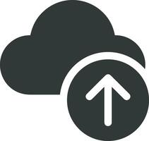 Cloud icon symbol image. Illustration of the hosting storage design vector