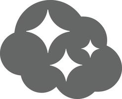 Cloud icon symbol image. Illustration of the hosting storage design vector