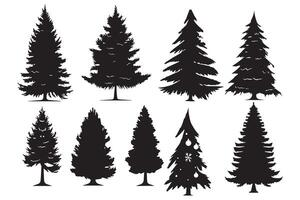 Christmas Tree Silhouette vector