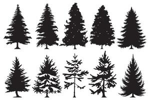 Christmas Tree Silhouette vector