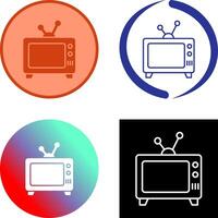 Television Icon Design vector