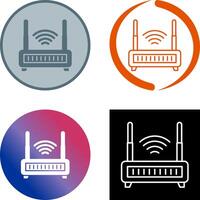 diseño de icono de enrutador wifi vector