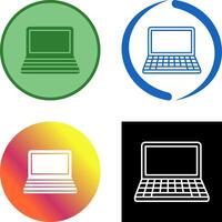 Laptop Icon Design vector