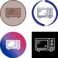 Microwave Icon Design vector