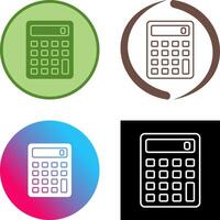 diseño de icono de calculadora vector