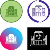 diseño de icono de hospital vector