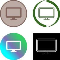 diseño de icono de pantalla lcd vector