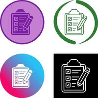 Checklist Icon Design vector