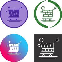 Trolley Icon Design vector