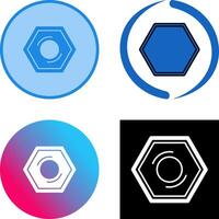 Nut Icon Design vector