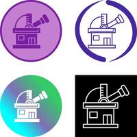 Observatory Icon Design vector