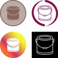 Paint Bucket Icon Design vector