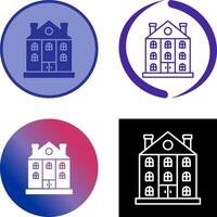 Mansion Icon Design vector