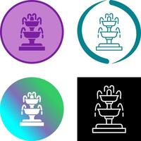Fountain Icon Design vector