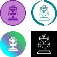 Fountain Icon Design vector