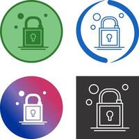 Lock Icon Design vector