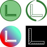 square Ruler Icon Design vector