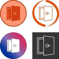 Door Icon Design vector