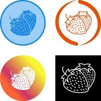 Strawberry Icon Design vector