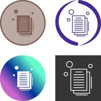 Document Icon Design vector