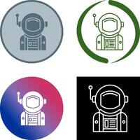 Astronaut Icon Design vector