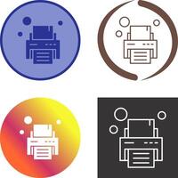 Printer Icon Design vector