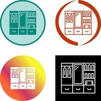 Wardrobe Icon Design vector