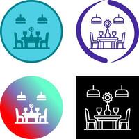 Table Icon Design vector