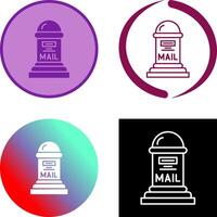 Mail Box Icon Design vector