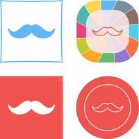 diseño de icono de bigote vector