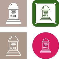 Mail Box Icon Design vector