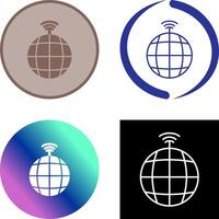 Global Signals Icon Design vector