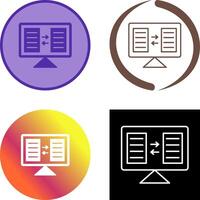 File Sharing Icon Design vector