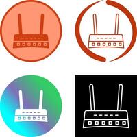 Router Icon Design vector