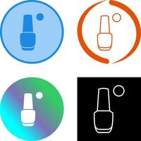 Nailpolish Icon Design vector