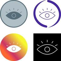 diseño de icono de ojo vector