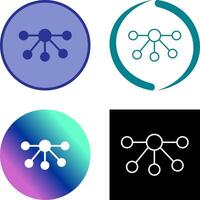 Nodes Icon Design vector