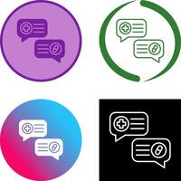 diseño de icono de conversación vector