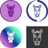 Donkey Icon Design vector
