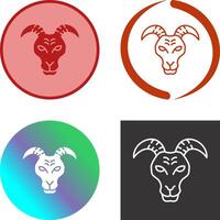 Goat Icon Design vector